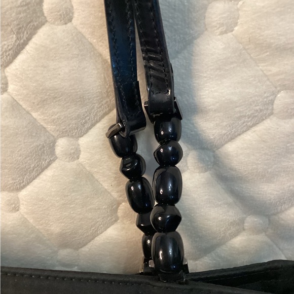 Christian Dior Malice black nylon shoulder bag with beads and silver hardware - Picture 5 of 16